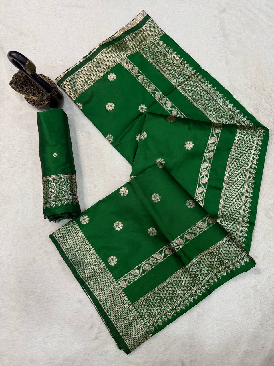 Exclusive Banarasi Jari Soft Silk with Zari Woven Saree