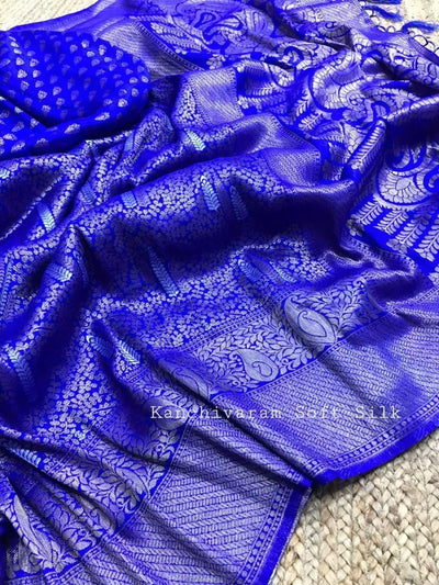 Latest Kanjivaram Pure Silk Saree for Wedding Wear