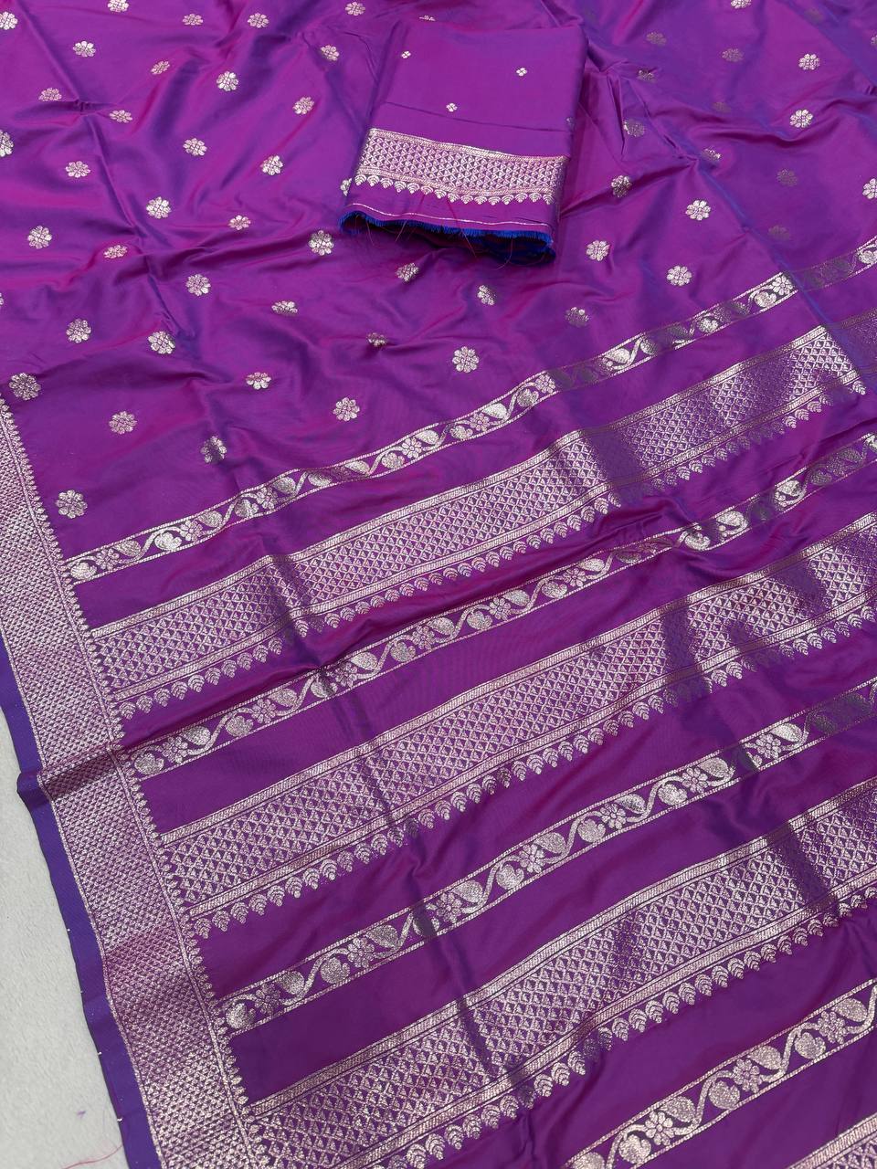 Exclusive Banarasi Jari Soft Silk with Zari Woven Saree