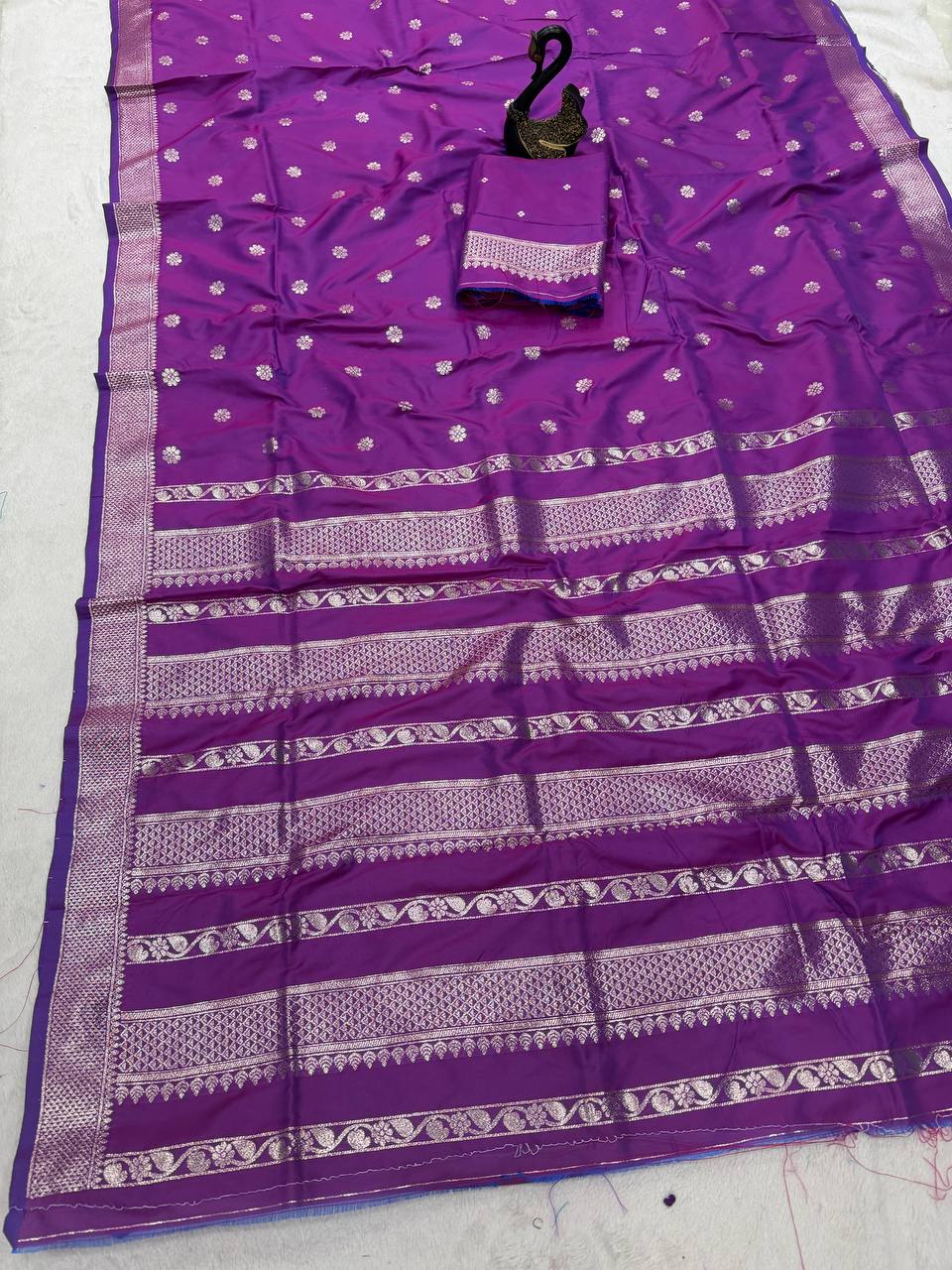 Exclusive Banarasi Jari Soft Silk with Zari Woven Saree