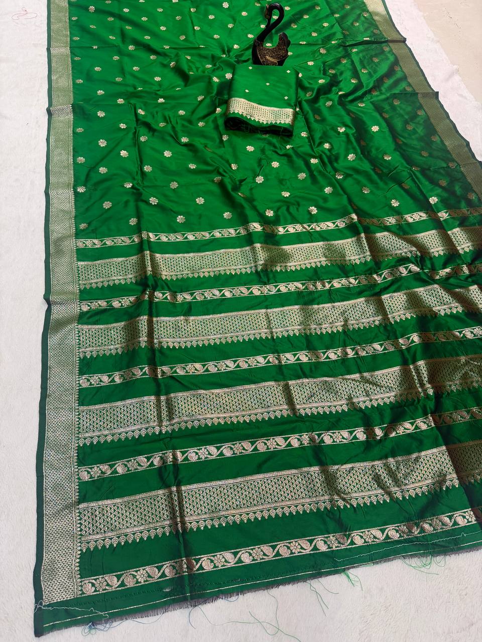 Exclusive Banarasi Jari Soft Silk with Zari Woven Saree